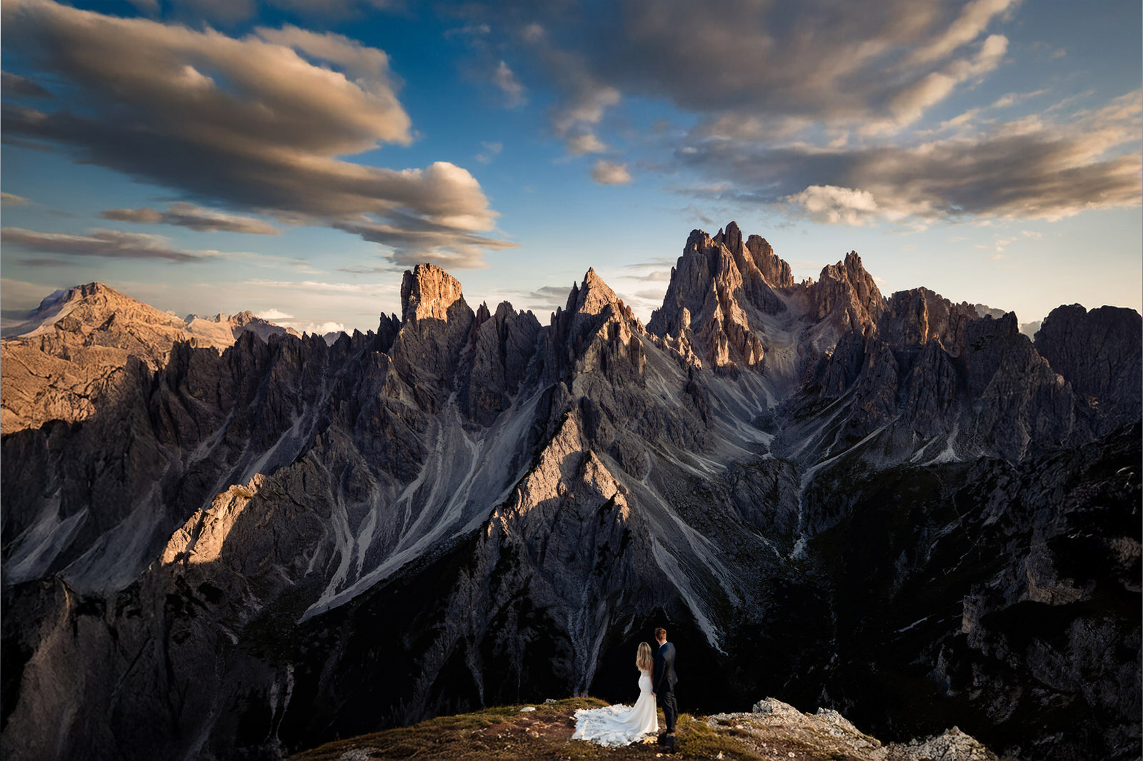 Fotografare un matrimonio nelle Dolomiti: il coraggio di un sogno ai Cadini di Misurina – Luca Gallizio